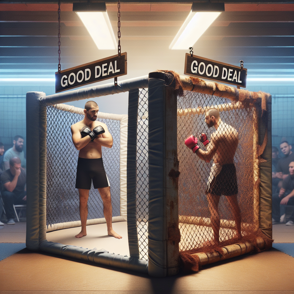 Cages MMA d’occasion : bon plan ou fausse économie ?