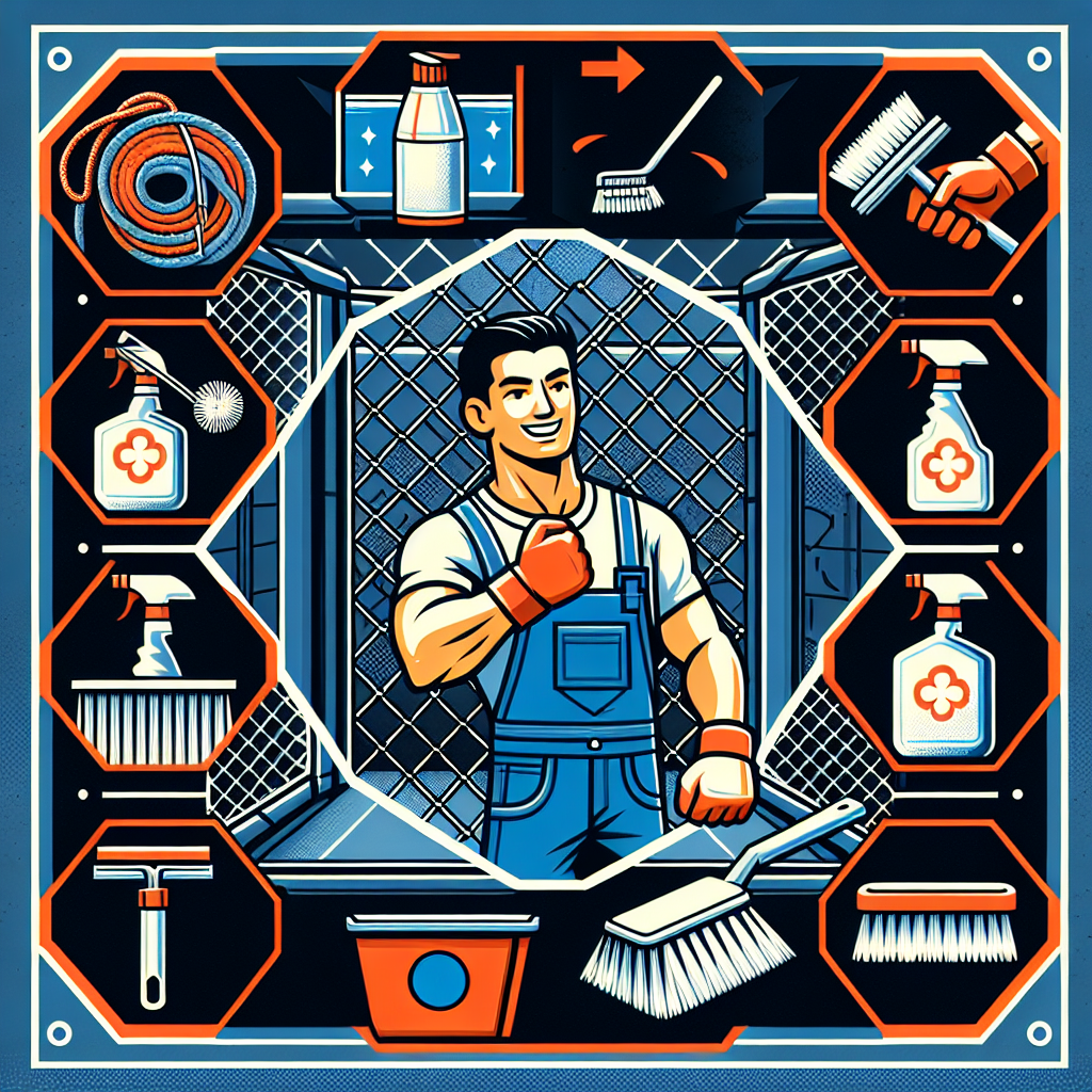 Comment entretenir les grilles d'une cage MMA ?