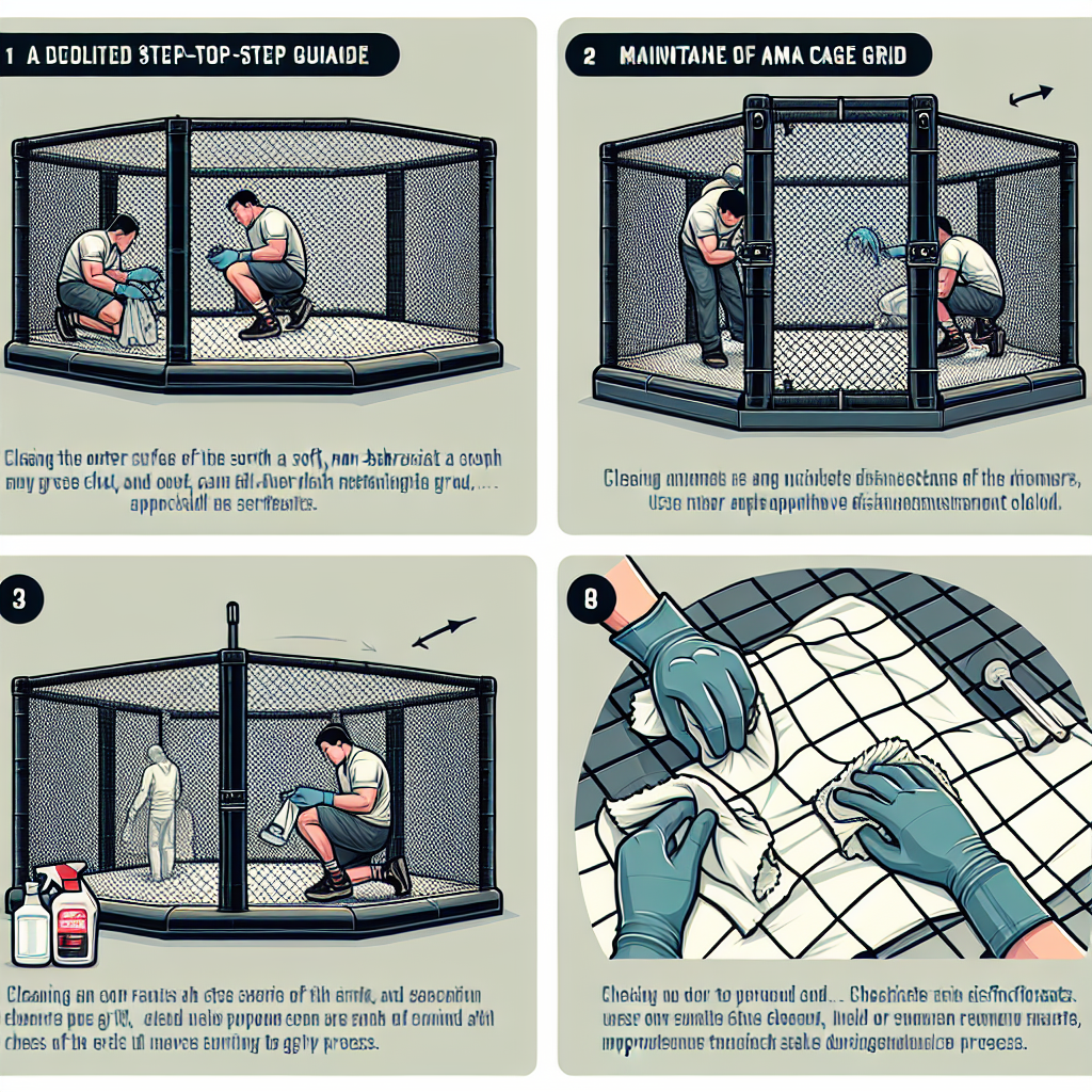 Comment entretenir les grilles d'une cage MMA ?