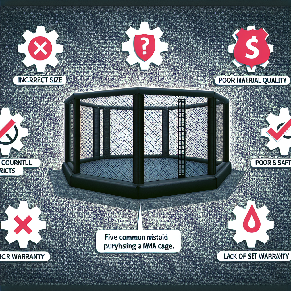 Les 5 erreurs à éviter lors de l’achat d’une cage MMA