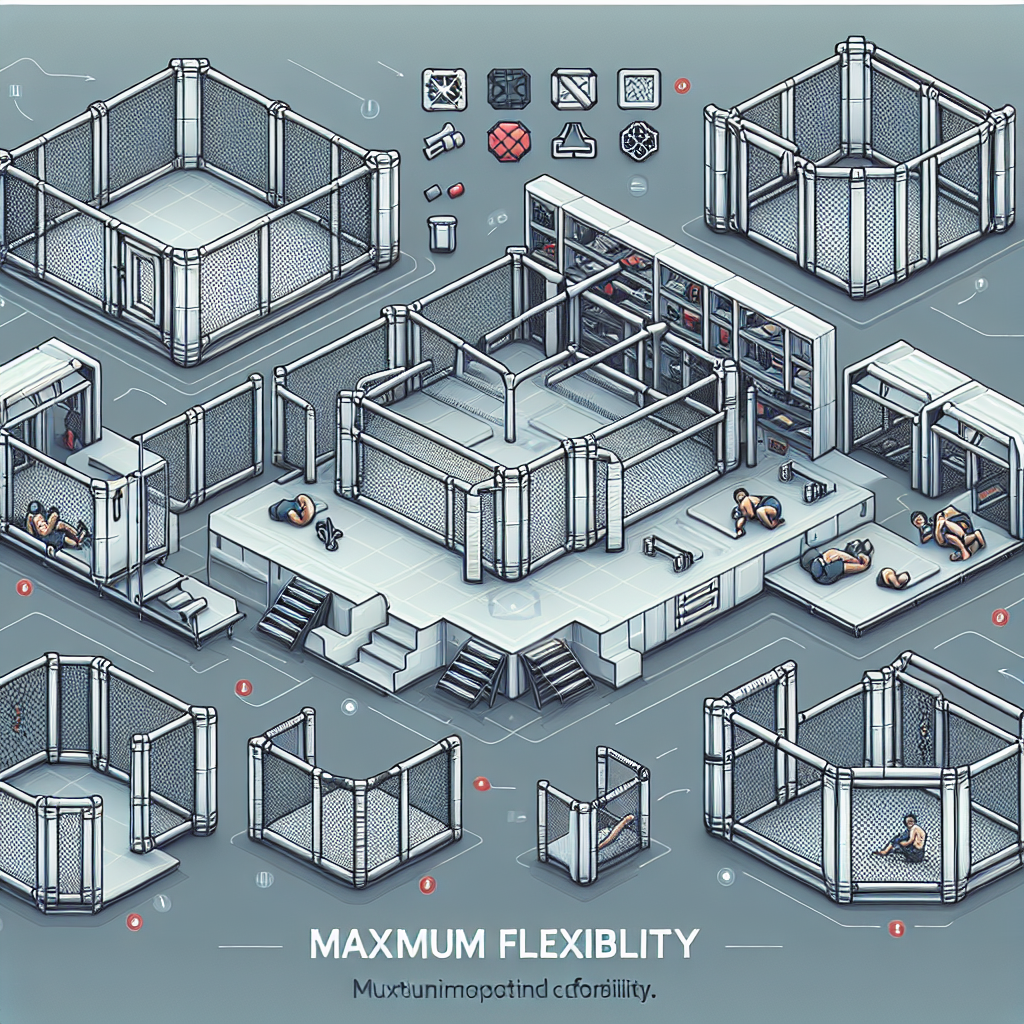 Les options modulables pour cages MMA : flexibilité maximale
