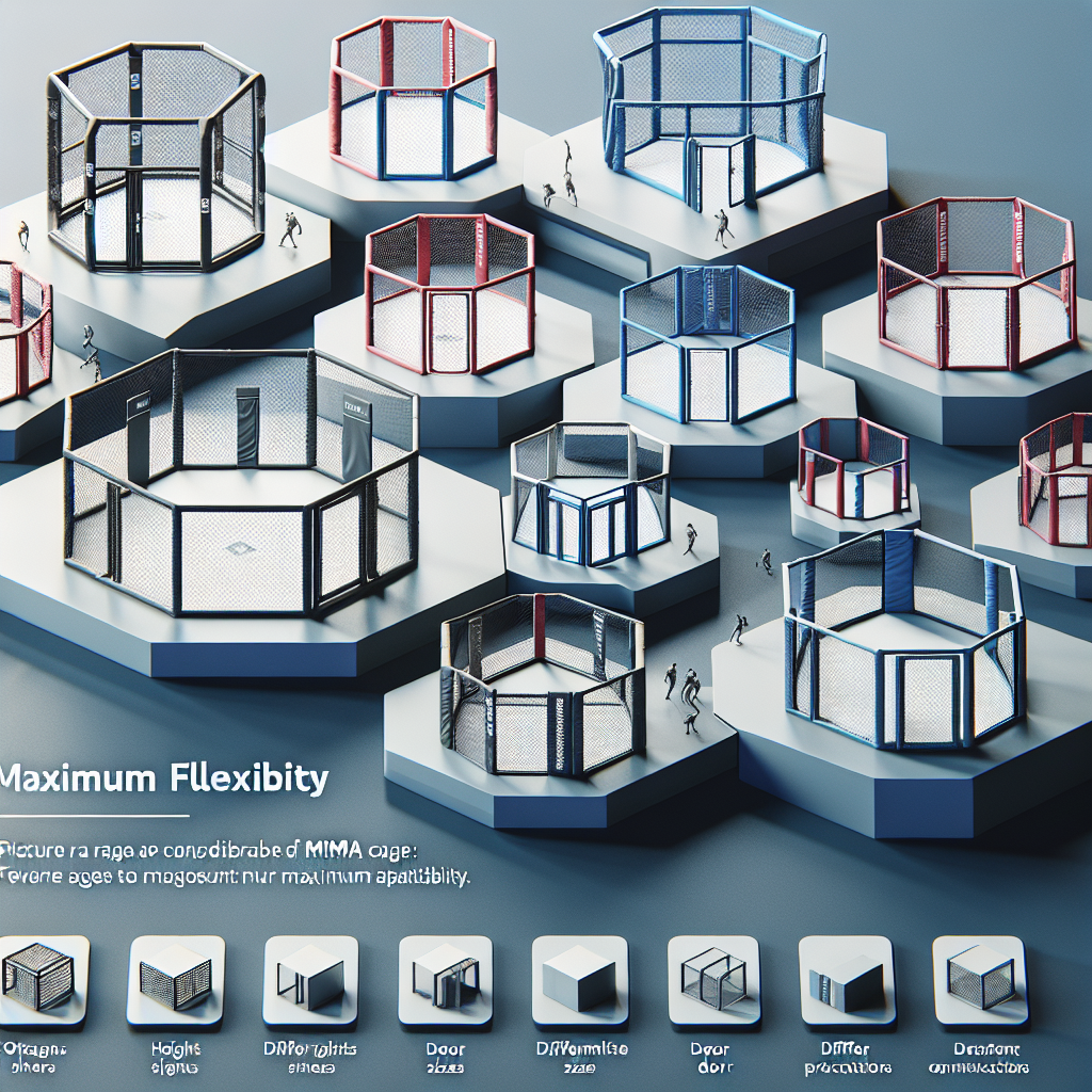 Les options modulables pour cages MMA : flexibilité maximale